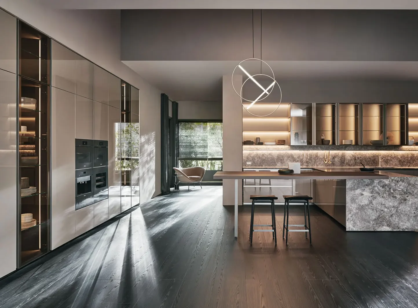 Cucina personalizzata nelle finiture